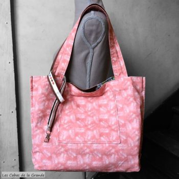 Grand sac fourre-tout lavable en toile