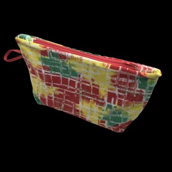 Pochette zippée à maquillage, tissu vintage, trousse de sac accessoire voyage, cadeau femme ou adolescente