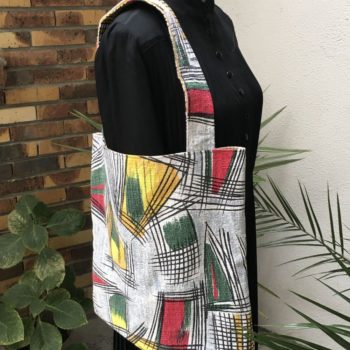 Sac shopping fait main création originale pièce unique