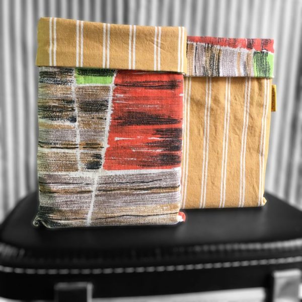 Pochettes à livres en tissus vintage, modèle Pacific.