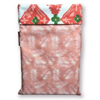 Pochette à livre en tissu vintage La Malmaison par Romanex de Boussac, verso 2