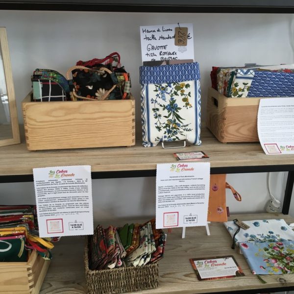 Les Créateurs de Saison boutique éphémère, les housses, étuis et pochettes Les Cabas de la Grande