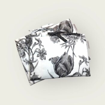 Housse matelassée en coton chintz, étui à livres et tablettes, création originale pièce unique, tissu vintage Romanex de Boussac.