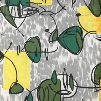 Tissu vintage Copacabana signé de l'éditeur Beldecor
