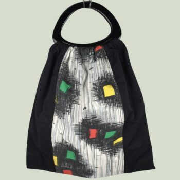 Totebag en tissu d'ameublement vintage revalorisé