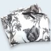 Housse matelassée en coton chintz, étui à livres et tablettes, création originale pièce unique, tissu vintage Romanex de Boussac.
