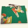 Housse à tablettes en tissu vintage années 1950, pochette pour livres, étui matelassé, création originale pièce unique, toile ancienne revalorisée. Recto face A.
