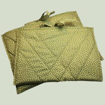Pochette matelassée en coton chintz, housse à livres et tablettes, création originale pièce unique, tissu vintage Romanex de Boussac 1972.