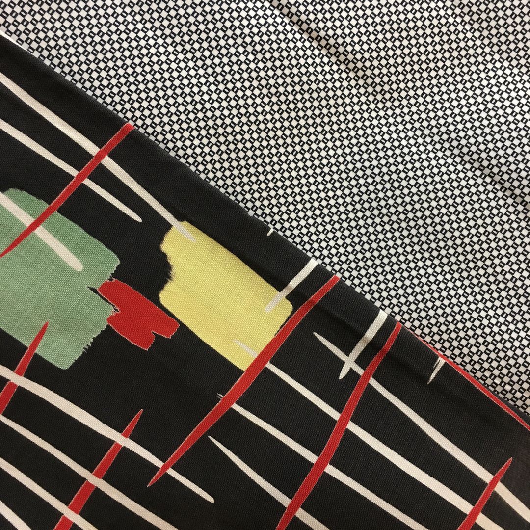 Tissu de la housse Boris et sa doublure.