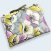 Housse à livres et tablettes, étui matelassé et petit sac fleuri champêtre, fait main, création originale pièce unique, tissu vintage Marignan années 1960s.